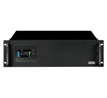 Источник бесперебойного питания Powercom King Pro RM KIN-2200AP LCD 1760Вт 2200ВА черный/ UPS Powercom King Pro RM KIN-2200AP LCD 1760W 2200Va black