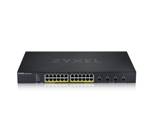 Коммутатор/ XGS1935-28HP, 28 Port Smart Managed PoE Switch, 24x Gigabit PoE and 4x 10G SFP+, hybrid mode, standalone or NebulaFlex Cloud, 375 Watt PoE