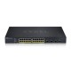 Коммутатор/ XGS1935-28HP, 28 Port Smart Managed PoE Switch, 24x Gigabit PoE and 4x 10G SFP+, hybrid mode, standalone or NebulaFlex Cloud, 375 Watt PoE