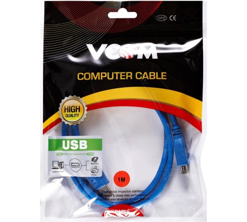 Кабель/ Кабель удлинительный USB3.0 Am-Af 1m VCOM (VUS7065-1M)