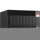 Сетевое хранилище без дисков/ SMB QNAP TS-873A-8G NAS, 8 trays 3,5"/2,5", 2x2,5 GbE BASE-T, 2 x M.2 NVMe 2280 slots, quad-core AMD Ryzen V1500B 2,2 GHz, 8 GB SO-DIMM DDR4 (1 x 8 GB) up to 64GB (2x32 GB)
