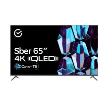 Телевизор цветного изображения с жидкокристаллическим экраном, торговой марки "SBER", SDX-65UQ5233, т.серый