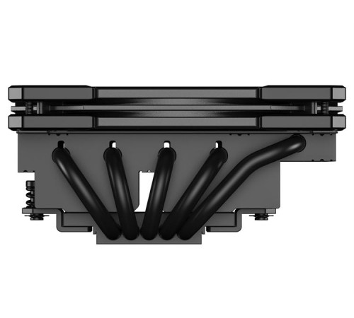 Кулер для процессора ID-COOLING IS-55 ARGB LGA1700/1200/115X/AM5/AM4 низкопрофильный высота 55mm (27шт/кор, TDP 125W, PWM, 5 тепл.трубок + медная база, ARGB FAN 120mm, черный) BOX