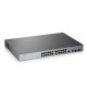 Коммутатор Smart L2 коммутатор PoE+ для IP-видеокамер Zyxel NebulaFlex Pro GS1350-26HP, rack 19", 24xGE PoE+, 2xCombo (SFP/RJ-45), бюджет PoE 375 Вт, питание до 250м, автоперезагрузка PoE-портов