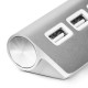 Greenconnect USB 2.0 Разветвитель GCR-UH227S на 7 портов 0,5m+доп питание , silver