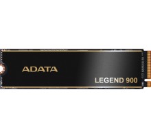 Твердотельный накопитель/ ADATA SSD LEGEND 900, 512GB, M.2(22x80mm), NVMe 1.4, PCIe 4.0 x4, 3D NAND, R/W 6200/2300MB/s, IOPs н.д./н.д., TBW 300, DWPD 0.14, with Heat Sink (5 лет)