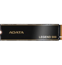 Твердотельный накопитель/ ADATA SSD LEGEND 900, 512GB, M.2(22x80mm), NVMe 1.4, PCIe 4.0 x4, 3D NAND, R/W 6200/2300MB/s, IOPs н.д./н.д., TBW 300, DWPD 0.14, with Heat Sink (5 лет)