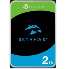 Жесткий диск Seagate Skyhawk HDD 3.5" SATA 2Tb, 5400 rpm, 256Mb buffer, CMR, ST2000VX016, 1 year