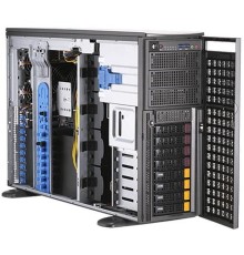 Шасси серверное Supermicro SuperServer 4U 740GP-TNRT noCPU(2)3rd Gen Xeon Scalable/TDP 270W/no DIMM(16)/ SATARAID HDD(8)LFF/2x10GbE/2x2200W