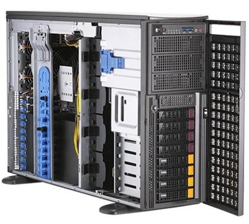 Шасси серверное Supermicro SuperServer 4U 740GP-TNRT noCPU(2)3rd Gen Xeon Scalable/TDP 270W/no DIMM(16)/ SATARAID HDD(8)LFF/2x10GbE/2x2200W Шасси серверное Supermicro SuperServer 4U 740GP-TNRT noCPU(2)3rd Gen Xeon Scalable/TDP 270W/no DIMM(16)/ SATARAID HDD(8)LFF/2x10GbE/2x2200W