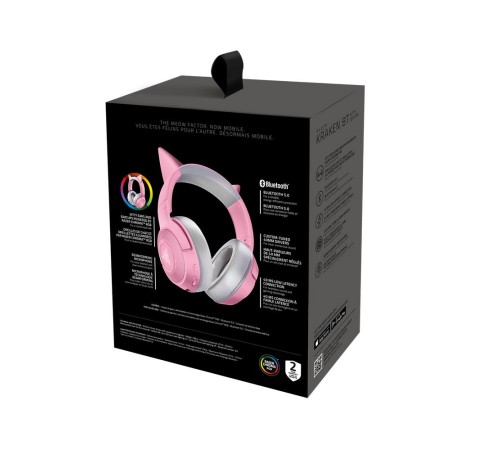 Гарнитура Razer Razer Kraken Kitty BT V2 - Quartz Ed. Headset/ Razer Kraken Kitty BT V2 Quartz Ed. Headset Гарнитура Razer Razer Kraken Kitty BT V2 - Quartz Ed. Headset/ Razer Kraken Kitty BT V2 Quartz Ed. Headset