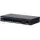 8-портовый неуправляемый коммутатор с РоЕ, Порты: 8 RJ45 10/100Мбит/с PoE/PoE+ 1 RJ45 10/100/1000Мбит/с uplink; мощность PoE: порт 1 до 60Вт порты 28 до 30Вт суммарно до 96Вт; питание: 53В DC