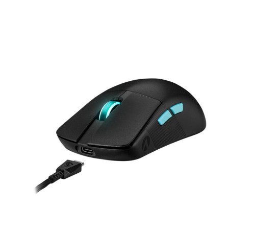 Мышь ASUS ROG HARPE ACE AIM LAB EDITION, 54g, Wired, 2.4GHz RF, Bluetooth 5.1, 36K DPI sensor, 5 Programmable Buttons, Black