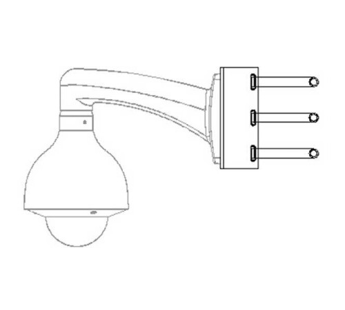 Крепление на столб DAHUA DH-PFA150, Junction Box