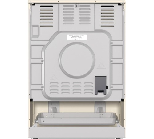 Плита GORENJE/ Тип плиты: электрическая, Тип варочной поверхности: стеклокерамическая, Цвет: бежевый, Гриль: Есть, Ширина, см: 60