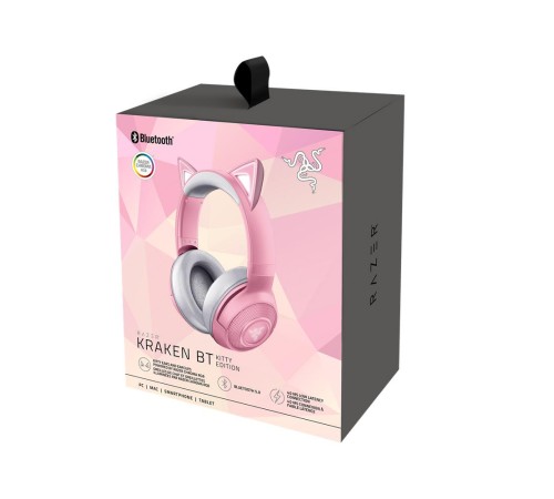 Гарнитура Razer Razer Kraken Kitty BT V2 - Quartz Ed. Headset/ Razer Kraken Kitty BT V2 Quartz Ed. Headset Гарнитура Razer Razer Kraken Kitty BT V2 - Quartz Ed. Headset/ Razer Kraken Kitty BT V2 Quartz Ed. Headset
