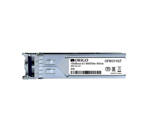 Трансивер/ OFM311GT SFP Transceiver, 1000Base-SX, Duplex LC, 850nm, Multi-mode, 550M Трансивер/ OFM311GT SFP Transceiver, 1000Base-SX, Duplex LC, 850nm, Multi-mode, 550M