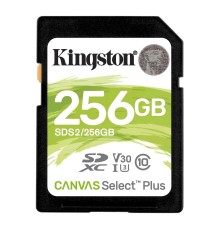 Карта памяти  Kingston 256GB SDXC Canvas Select Plus 100R C10 UHS-I U3 V30/ Kingston 256GB SDXC Canvas Select Plus 100R C10 UHS-I U3 V30