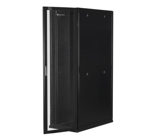 Серверный шкаф SMARTWATT Серверный шкаф Rack S-Series 42U 600x1070мм, двери с перфорацией, боковые панели 4шт и ролики в комплекте, черный (4512020620015)