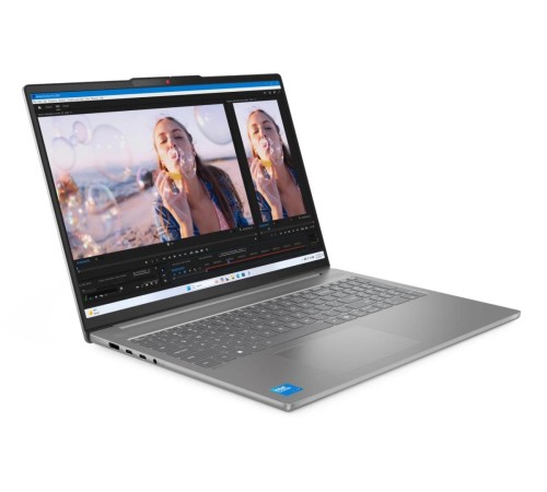 Ноутбук/ Lenovo IdeaPad Slim 5 16IRH10R 16"(2880x1800 OLED)/Intel Core i7 240H(2.5Ghz)/32768Mb/1024PCISSDGb/noDVD/Int:Intel® Graphics/Cam/BT/WiFi/80WHr/war 1y/1.76kg/luna grey/noOS + 100W, RU kbd