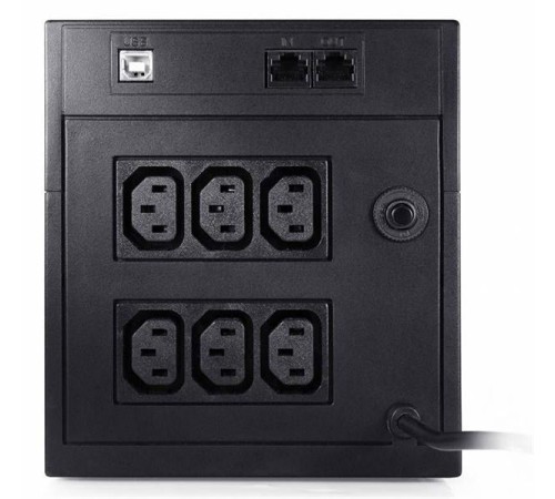 Источник бесперебойного питания Powercom Raptor, Line-Interactive, 2000VA/1200W, Tower, 6*IEC320-C13, USB (295843) (существенное повреждение коробки)