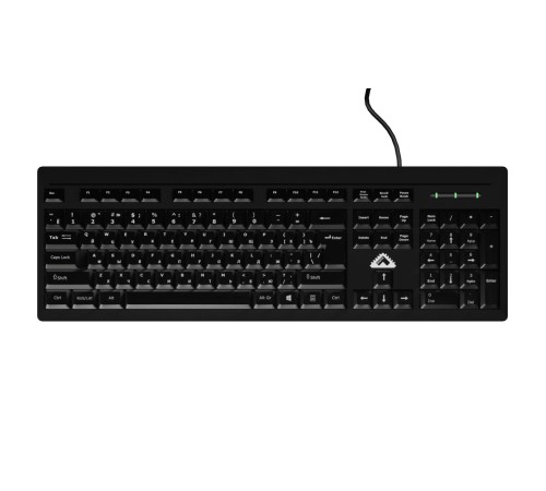 Клавиатура/ Клавиатура БЕШТАУ КЛ104РУ (SG) (104 клавиши, USB, 1,8 м, цвет русской/латинской раскладки Белый/Белый, лазерная гравировка, черная / МИНПРОМТОРГ (МПТ))