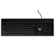 Клавиатура/ Клавиатура БЕШТАУ КЛ104РУ (SG) (104 клавиши, USB, 1,8 м, цвет русской/латинской раскладки Белый/Белый, лазерная гравировка, черная / МИНПРОМТОРГ (МПТ))
