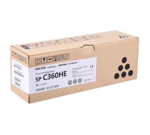 Принт-картридж черный, тип SP C360HE (7K) Print Cartridge Black SP C360HE (7K)