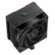 Кулер для процессора DEEPCOOL AG500 DIGITAL BK LGA1700/1200/115X/AM5/AM4 (12шт/кор, TDP 240W, PWM, Fan 120mm, 5 тепл. трубок) RET (R-AG500-BKNDMN-G-2)