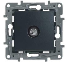 ETIKA Розетка TV Звезда, антрацит