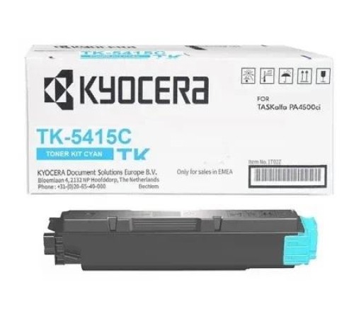 Тонер Kyocera Тонер-картридж TK-5415C для TASKalfa MA4500ci/PA4500ci голубой (13000 стр.)