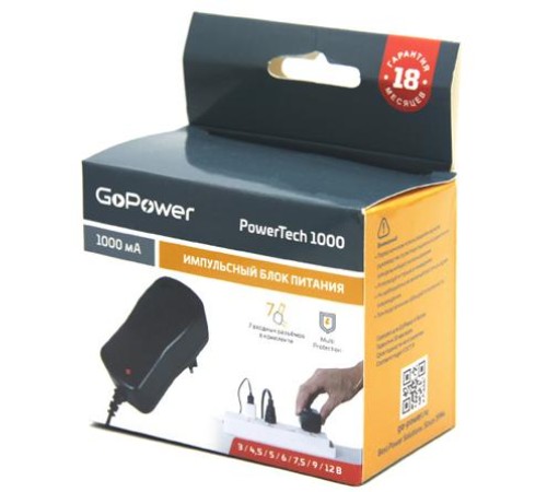 Блок питания GoPower PowerTech 1000 универсальн. импульсный (1/100)