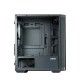 корпус ZALMAN M4, MATX, BLACK, WINDOW, 1xCombo (3.5'' or 2.5''), 1x3.5", 2x2.5", 1xUSB2.0, 2xUSB3.0, FRONT 3x120mm ARGB, REAR 1x120mm ARGB