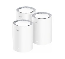 Wi-Fi Mesh-система/ AX3000 Wi-Fi 6 Mesh 2.5G Solution 3-Pack, Dual-Band,  Chipset MT7981BA+MT7976CN+RTL8221B, 802.11ax/ac/a/b/g/n,  2402Mbps at 5GHz + 574Mbps at 2.4GHz,  2.5G WAN+GE LAN, 5 internal antennas,  MU-MIMO, DDNS, Zerotier/Wireguard/OpenVPN/IPS
