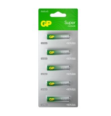 Батарейка Алкалиновые батарейки GP Super Alkaline G-Tech 24А ААA - 1 шт. на отрывных блистерах
