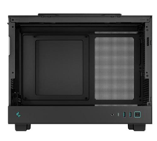 корпус Deepcool CH160 без БП, боковое окно (закаленное стекло), черный, MINI-ITX (R-CH160-BKNGI0-G-1)