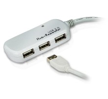 Концентратор, внешний ATEN USB 2.0  4-Port  Hub with Extension Cable 12m