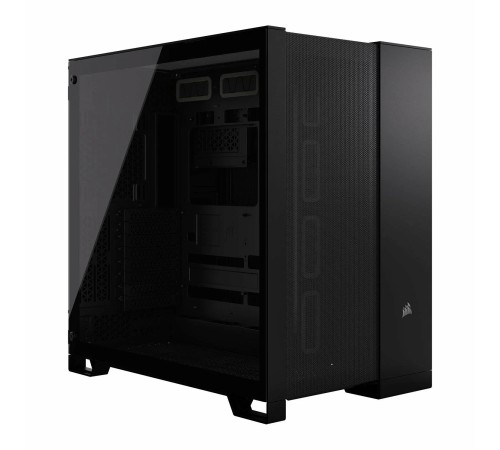 Корпус без блока питания/ Case Corsair 6500D Airflow, Midi-Tower, TG, no fan, 4xUSB-A 3.2, 1xUSB 3.2 Type-C, E-ATX, ATX, mATX, mITX Black