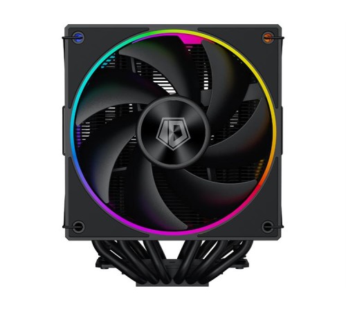 Кулер для процессора ID-COOLING FROZN A620 ARGB LGA1700/1200/115X/AM5/AM4 (6шт/кор, TDP 270W, PWM, черный, 6 тепл.трубок + медная база, DUAL ARGB FAN 120mm) RET
