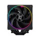 Кулер для процессора ID-COOLING FROZN A620 ARGB LGA1700/1200/115X/AM5/AM4 (6шт/кор, TDP 270W, PWM, черный, 6 тепл.трубок + медная база, DUAL ARGB FAN 120mm) RET