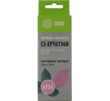 -/ Чернила Cactus CS-EPT6736B T6736 светло-пурпурный 100мл для Epson L800/L810/L850/L1800