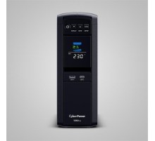 Источник бесперебойного питания/ UPS Line-Interactive CyberPower CP1350EPFCLCD 1350VA/810W USB/RS-232/RJ11/45/USB/SNMPslot  charger A/С (6 EURO), с чистым синусом при работе от АКБ