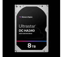 Жесткий диск/ HDD WD SATA 3.2 LFF Server 8Tb Ultrastar DC HA340 7200 6Gb/s 256MB 1 year warranty (replacement HUS728T8TALE6L4, HUH721008ALE604)