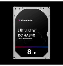Жесткий диск/ HDD WD SATA 3.2 LFF Server 8Tb Ultrastar DC HA340 7200 6Gb/s 256MB 1 year warranty (replacement HUS728T8TALE6L4, HUH721008ALE604)