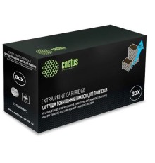 -/ Картридж лазерный Cactus CS-CF280X-MPS CF280XX черный (13000стр.) для HP LJ Pro 400/M401/M425