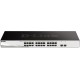 Коммутатор/ DGS-1210-26/FL Managed L2 Switch 24x1000Base-T, 2x1000Base-X SFP, Surge 6KV, CLI