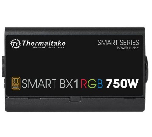 Блок питания Thermaltake Smart BX1 RGB (PS-SPR-0750NHSABE-1), 750W, APFC, 80+ Bronze, non-modular Блок питания Thermaltake Smart BX1 RGB (PS-SPR-0750NHSABE-1), 750W, APFC, 80+ Bronze, non-modular