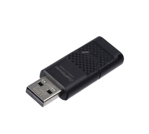 Флеш-накопитель/ Флеш-накопитель GoPower SLIDER 16GB USB2.0 пластик черный матовый (1/50/1000) Флеш-накопитель/ Флеш-накопитель GoPower SLIDER 16GB USB2.0 пластик черный матовый (1/50/1000)