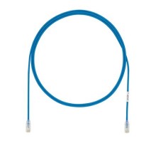 Патч-корд 28AWG ( тонкий ) UTP LSZH кат.6А 10м. син./ Category 6A, 28AWG small diameter, UTP patch cord, CM/LSZH, blue, 10m.