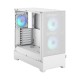 Корпус ПК без блока питания/ Case Fractal Design Pop Air RGB TG Clear Tint, Midi-Tower, 3x120mm RGB, 2xUSB-A 3.2 ATX, mATX, mITX White
